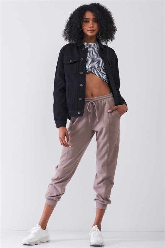 JACKETS: Oversized Long Sleeve Classic Denim Jacket