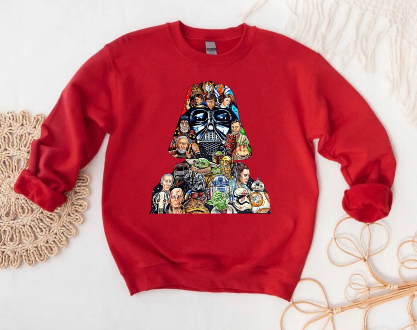 * Disney: GRAPHIC "Star Wars" Unisex Adult Tee, Crewneck Sweatshirt and Hoodie