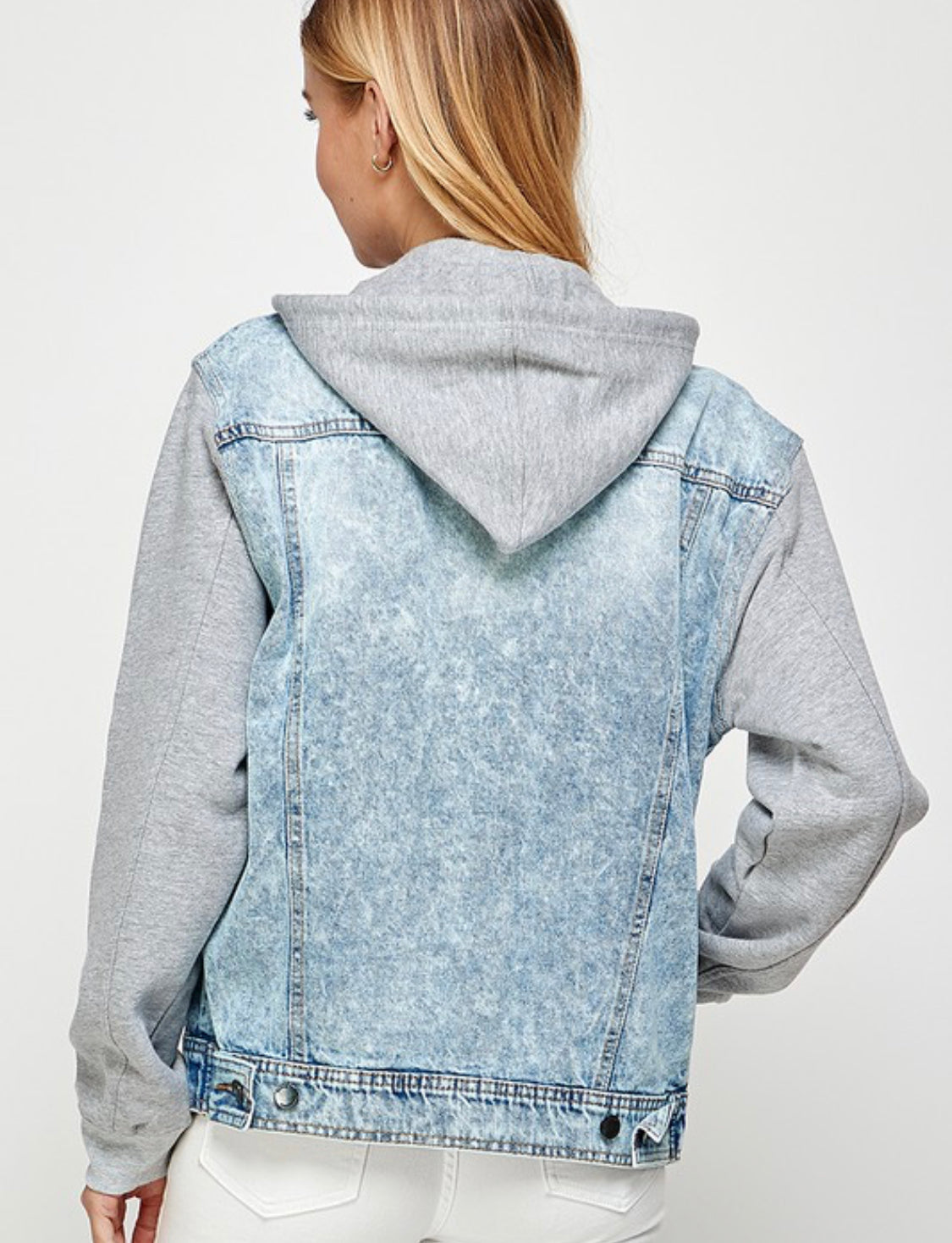 * DISNEY: Hooded Jean Jacket "Mickey Mouse & Friends" Also available in Unisex Tees, Crewneck Sweatshirts and Hoodies