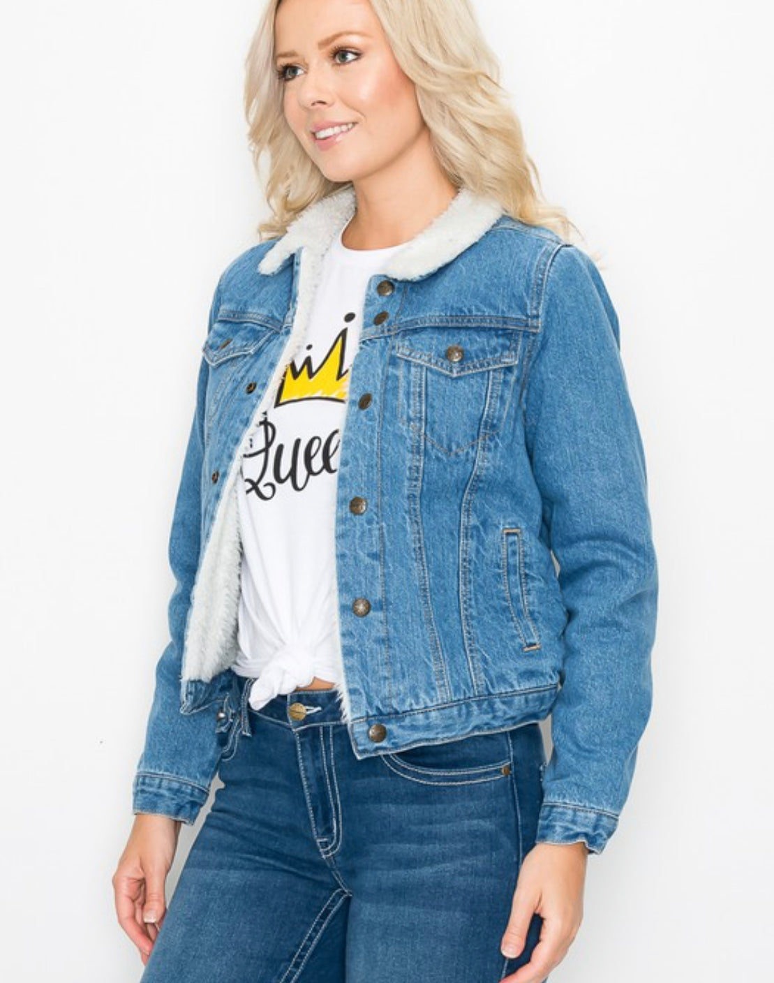 * DISNEY: Hooded Jean Jacket "Mickey Mouse & Friends" Also available in Unisex Tees, Crewneck Sweatshirts and Hoodies