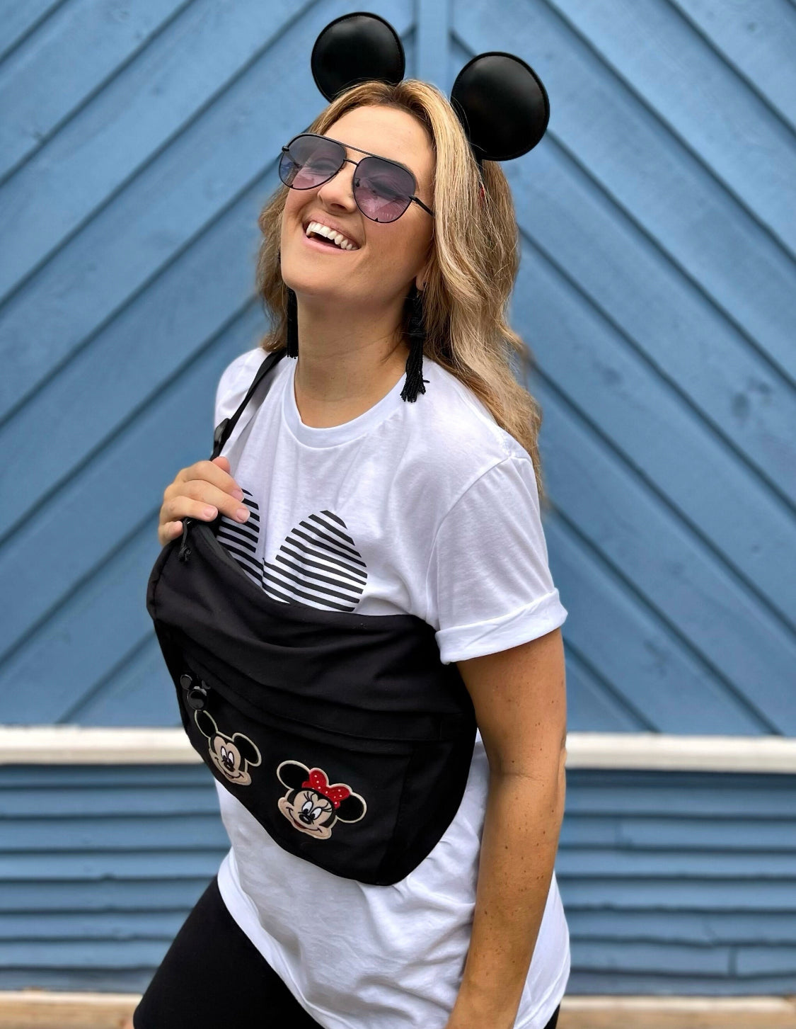 * DISNEY: BUM BAG / FANNY PACK: Oversized Bum Bag/ Fanny Pack "Mickey & Minnie"