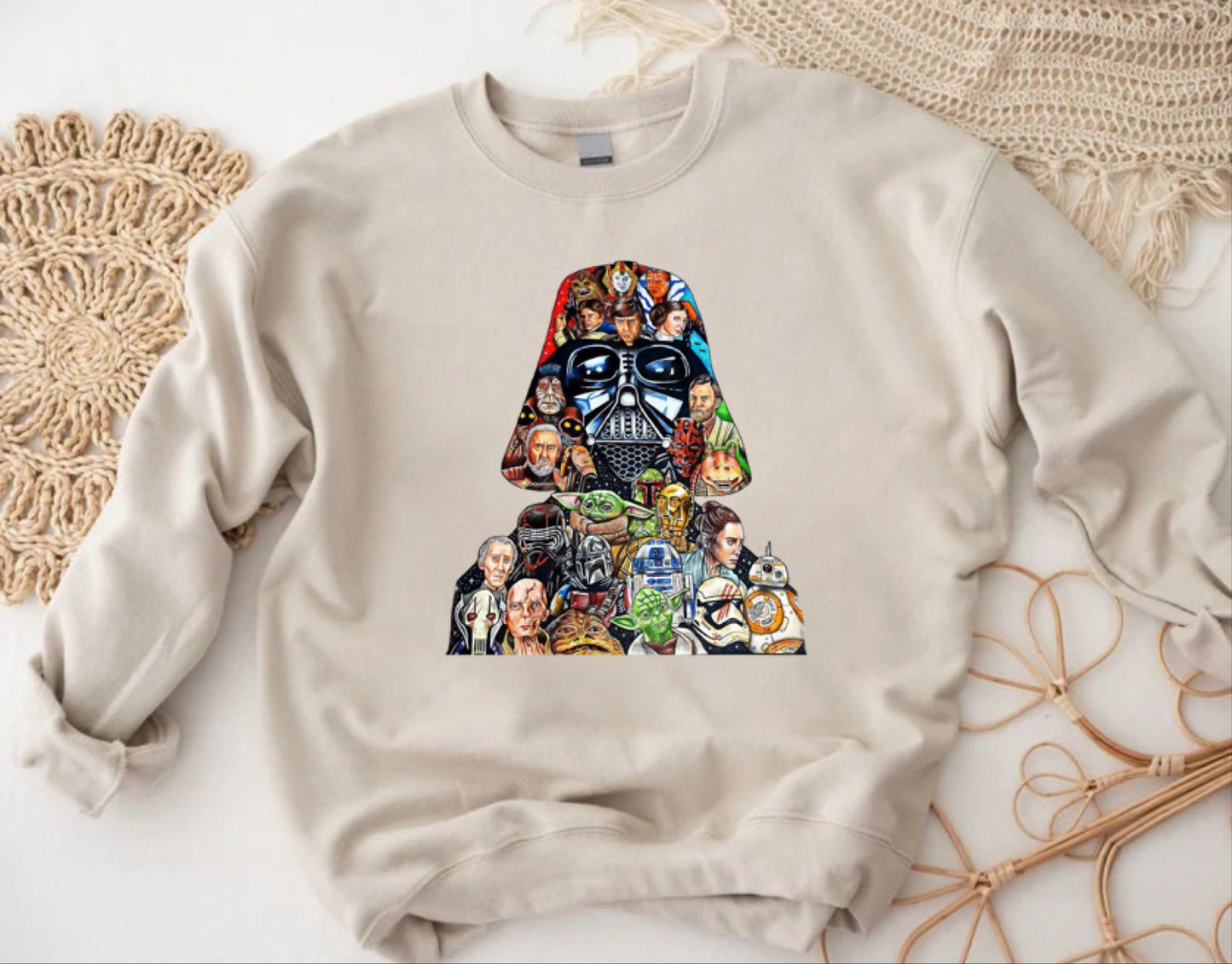 * Disney: GRAPHIC  "Star Wars" Unisex Adult Tee, Crewneck Sweatshirt and Hoodie